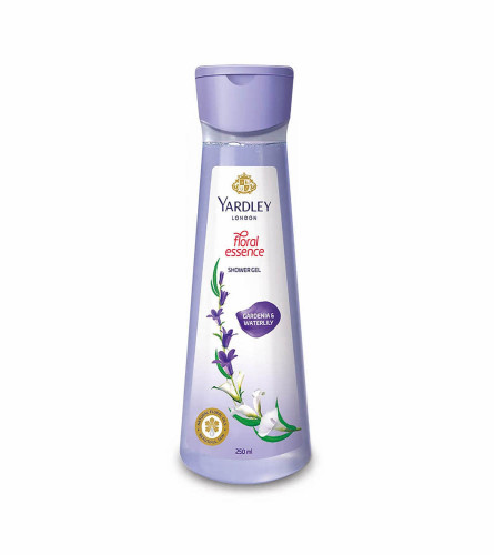 Yardley London Floral Essence Shower Gel, Gardenia & Waterlily, Body Wash (250 ml) With Shower Cap (Free Shipping)