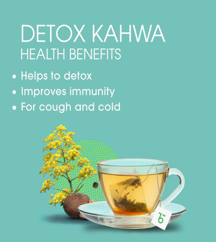 Teabox Detox Kahwa Grüner Tee 50 Teebeutel (Kostenloser Versand)