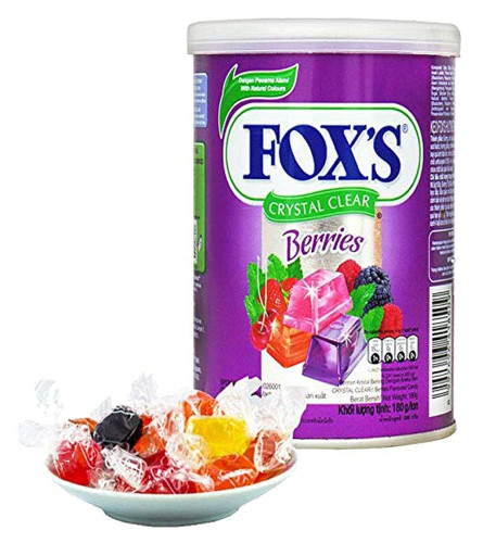 Nestle Fox's Crystal Clear Mix Beeren aromatisierte Bonbondose, 180 g (Kostenloser Versand)