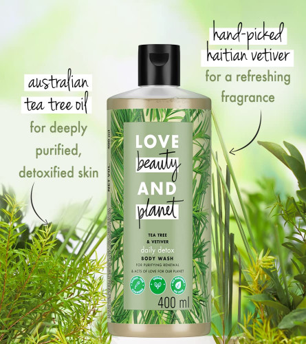 love-beauty-planet-daily-detox-body-wash-400ml-with-tea-tree-vetiver-aroma-naturally-purifying-sulfate-free-paraben-free-liquid-shower-gel-for-men-and-women-free-shipping-