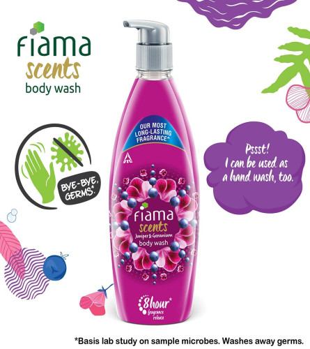 fiama-scents-body-wash-with-juniper-and-geranium-shower-gel-with-skin-conditioners-8-hour-fragrance-lock-technology-tested-by-dermatologists-500-ml-pump-free-shipping-