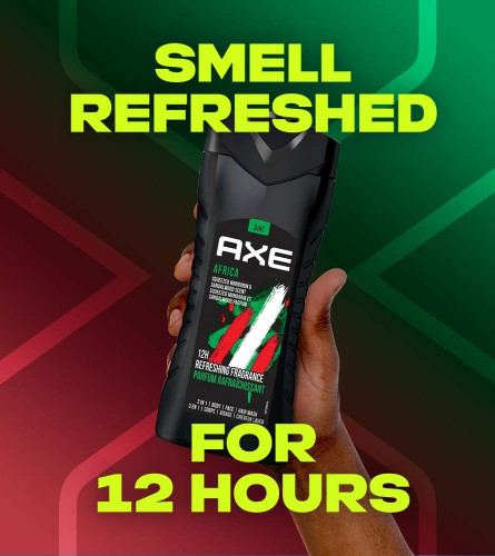 axe-africa-3-in-1-body-face-hair-wash-for-men-long-lasting-refreshing-mandarin-sandalwood-fragrance-for-up-to-12hrs-natural-origin-ingredients-removes-odor-bacteria-no-parabens-dermatologically-tested-250ml-free-shipping-