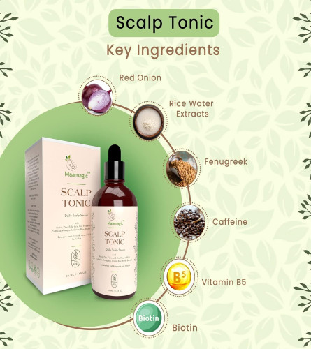 maamagic-scalp-tonic-for-hair-growth-with-redensyl-proteins-tonic-ayurvedic-hair-serum-for-women-men-controls-hair-fall-breakage-stimulates-energizes-hair-roots-sulphate-free-50ml-free-shipping-worldwide-