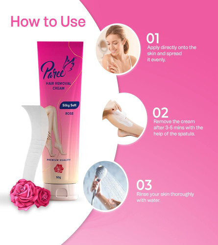 paree-hair-removal-cream-for-women-enriched-natural-rose-extract-shea-butter-suitable-for-legs-arms-underarms-non-toxic-pack-of-350g-free-shipping-worldwide-