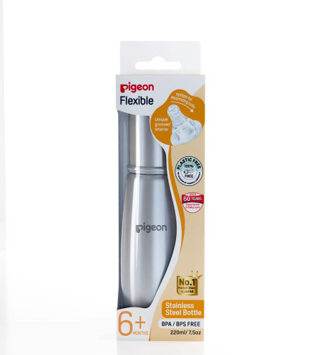 pigeon-steel-feeding-baby-bottle-bpa-free-anti-colic-slim-neck-steel-feeding