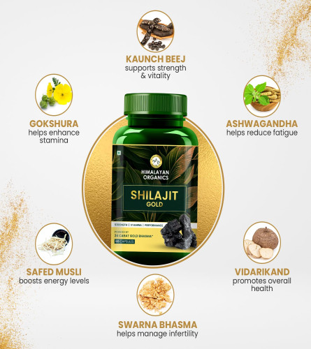 himalayan-organics-pure-shilajit-24-carat-gold-with-ashwagandha-safed-musli-kaunch-beej-gokshura-swarna-rajat-bhasma-10-more-ayurvedic-herbs--boost-stamina-strenght-energy-power-build-muscle-mass--60-veg-capsules-free-shipping-worldwide-