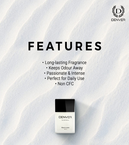 DENVER Black Code Perfume For Men -60 ML