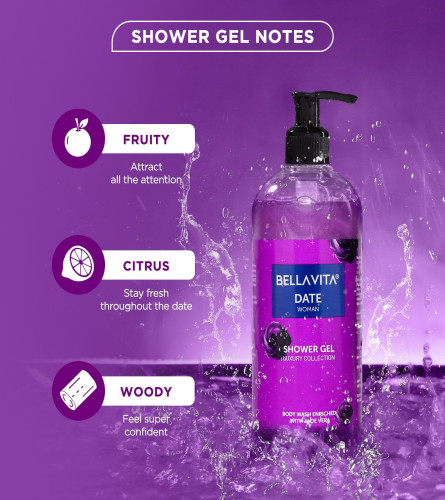 Bella Vita Luxury Date Woman Body Wash Shower Gel 500 ml