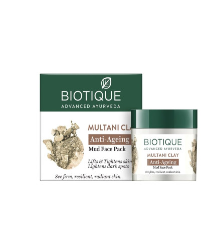 Biotique Multani Clay Anti Ageing Mud Face Pack 75m x 2 pack (free ship)