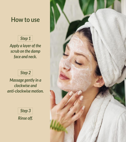 Lotus Botanicals Baking Soda Deep Cleansing Face Scrub 100gm - free shipping