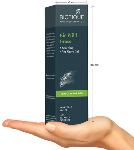 Biotique Bio Wild Grass A Soothing After Shave Gel For Men 120 ml ( Pack of 2 )