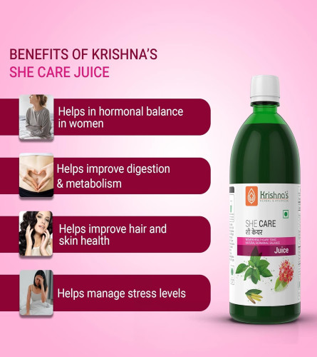KRISHNA'S HERBAL & AYURVEDA She Care Juice 1000 ml