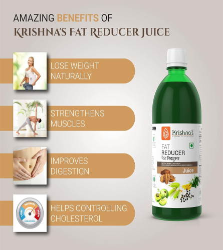 KRISHNA'S HERBAL & AYURVEDA Fat Reducer Juice - 1000 ml