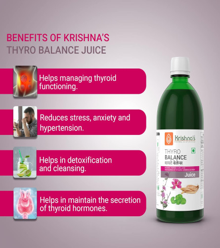 KRISHNA'S HERBAL & AYURVEDA Thyro Balance Juice - 1000 Ml