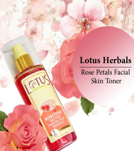 Lotus Herbals Rosetone Rose Petals Facial Skin Toner | 100 ml - free shipping