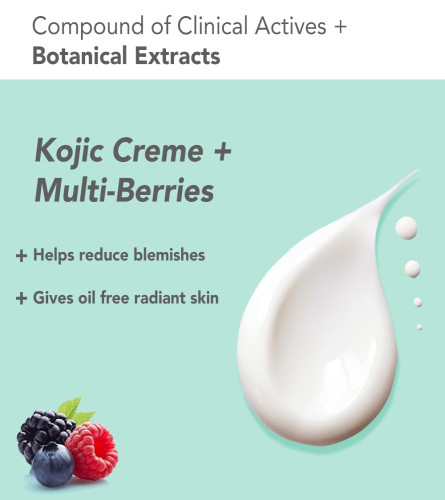 Lotus Herbals Dermabotanics Kojic Acid + Multi Berry Ampoule Cream 50gm - free shipping