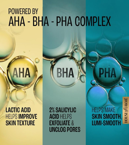 LAKMÉ Lumi Smooth AHA+BHA+PHA+B3 cream 50 g (Pack of 2)