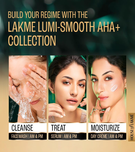 LAKMÉ Lumi-Smooth AHA+ Face wash 100 g (Pack of 2)