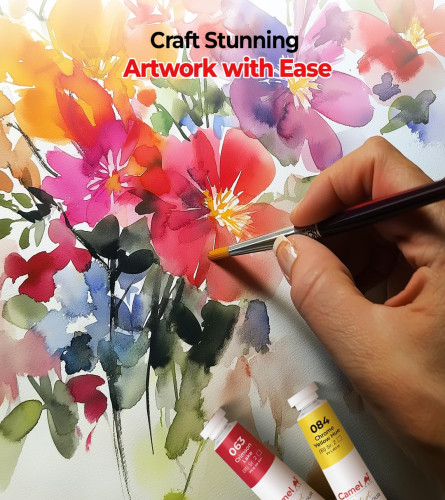 Camel Artist Watercolor Tube - 24 Shades (9ML Each)
