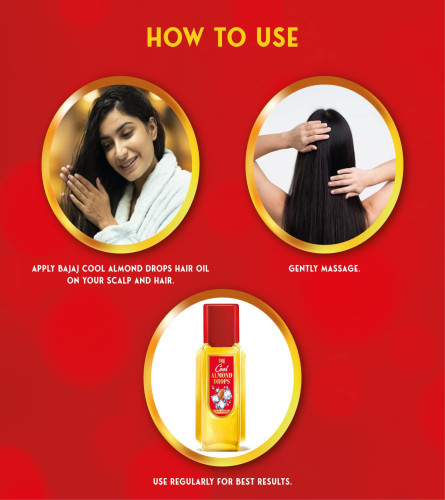 Bajaj Cool Almond Drops Hair Oil 300 ML