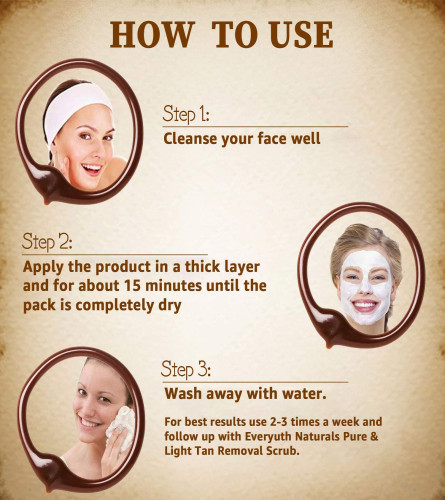 Everyuth Naturals Tan Removal Face Pack, Chocolate and Cherry, 50g (pack of 2)