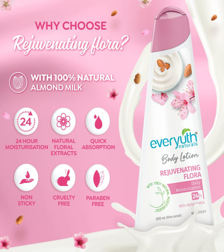 Body Lotion Rejuvenating Flora 500 ml - free ship