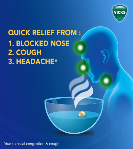 Vicks VapoRub SteamPods 10s (Pack of 4)