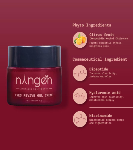 Ningen Eyes Revive Gel Cream 10 gm - free shipping