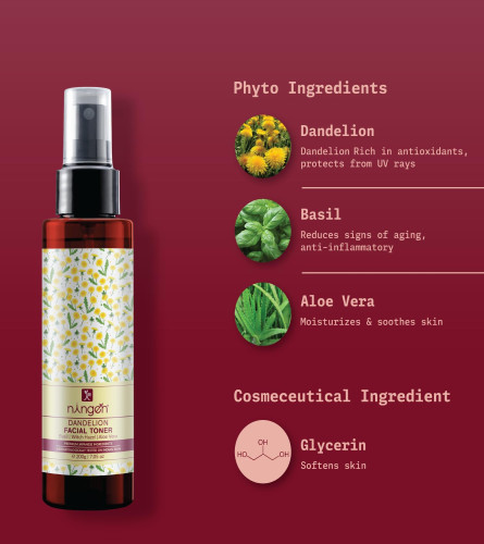 Ningen Dandelion Facial Toner 200 gm - free ship