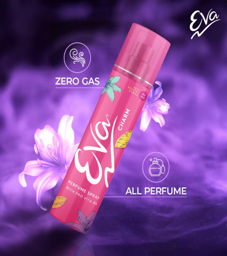 Eva Charm No Gas Perfume Spray 120 ml (Pack Of 2)