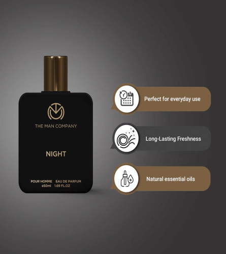 The Man Company Night Perfume for Men 50 ml (Pack Of 2)