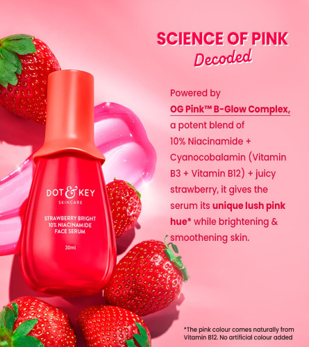 DOT & KEY 10% Niacinamide + Strawberry Face Serum 30 ml