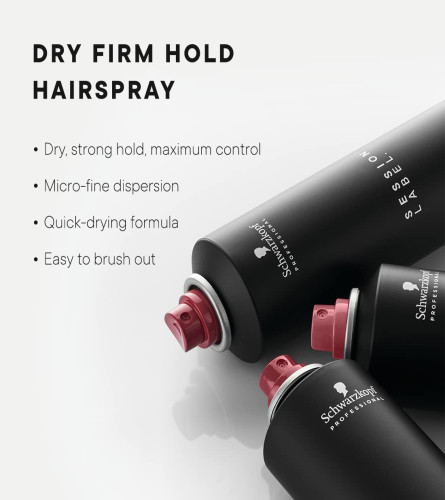 Schwarzkopf Professional Session Label Strong Hold Hair Spray for Men Women 300 ml