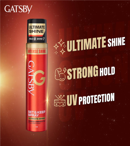 Gatsby Set & Keep Hair Spray - Ultimate Shine 250 ml