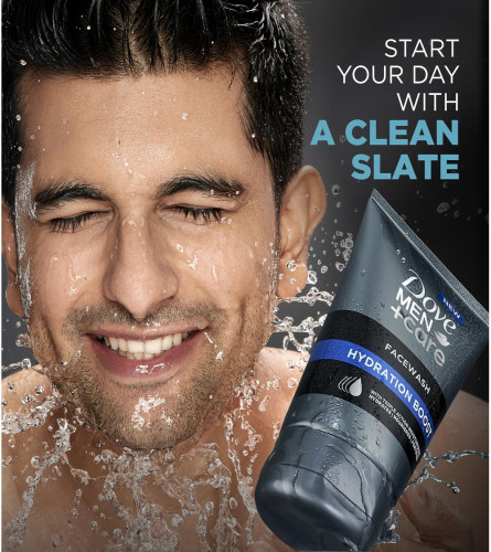 Dove Men+care Hydration Boost Face Wash 100 g (Pack of 2)