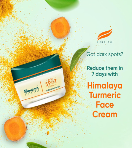 Himalaya Dark Spot Clearing Turmeric Face Cream 50 g (Pack of 2)