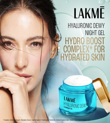 Lakme Hyaluronic Dewy Overnight Gel 50 g