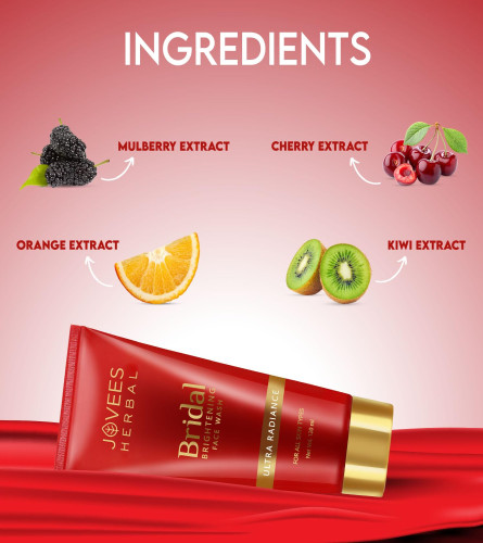 Jovees Herbal Bridal Brightening Face Wash 120ml (free ship)