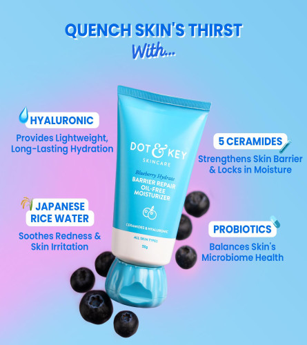 Dot & Key Barrier Repair Oil-Free Moisturizer 50 g (Pack of 2)