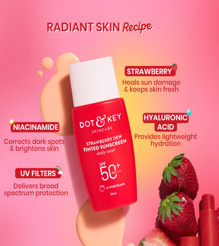 Dot & Key Strawberry Dew Tinted Sunscreen 50 ml