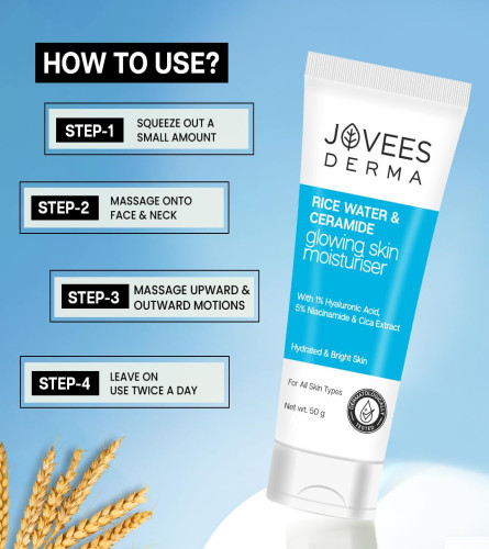Jovees Derma 4% Niacinamide & Rice Water Toner 100ml - free ship
