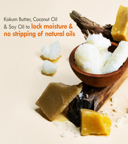 Nat Habit Orange Kokum Butter Bath Soap for Women & Men 125 g (Pack of 4)