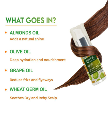 Jovees Herbal Hair Serum 60ml - free ship