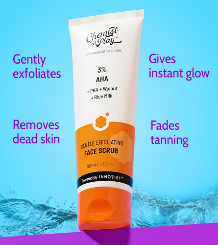 Chemist At Play Gentle Exfoliating Face Scrub 100 g (Pack of 2)