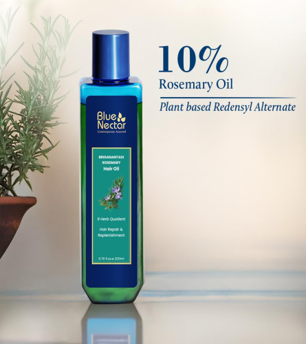 Blue Nectar Rosemary Hair Oil for Hair Growth 200 ml