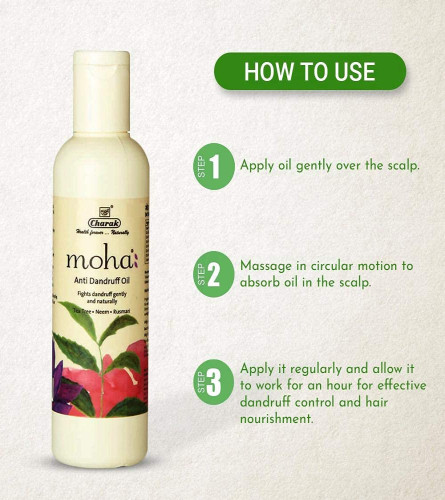moha: Anti Dandruff Oil 200ml - free shipping