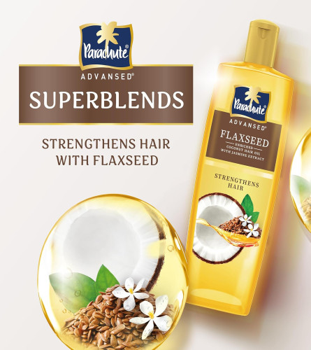 Parachute Advansed Flaxseed Enriched Coconut Hair Oil 300 ml