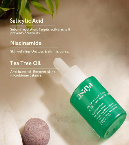Asaya 2% Salicylic Acid Face Serum 30ml - free shippinf