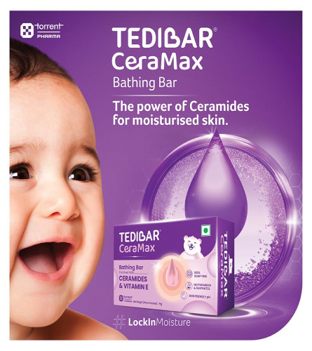 Tedibar Ceramax Bathing Bar -  75 g (Pack of 3)