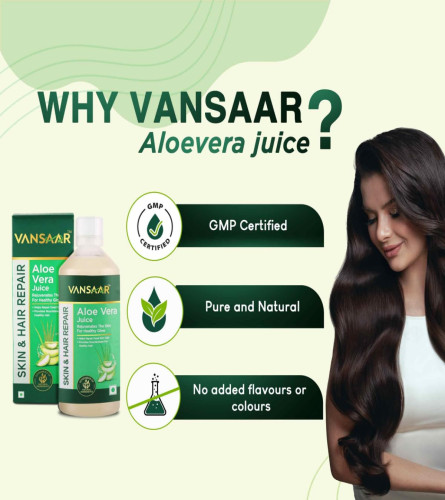Vansaar Aloe Vera Juice - 1L - free ship
